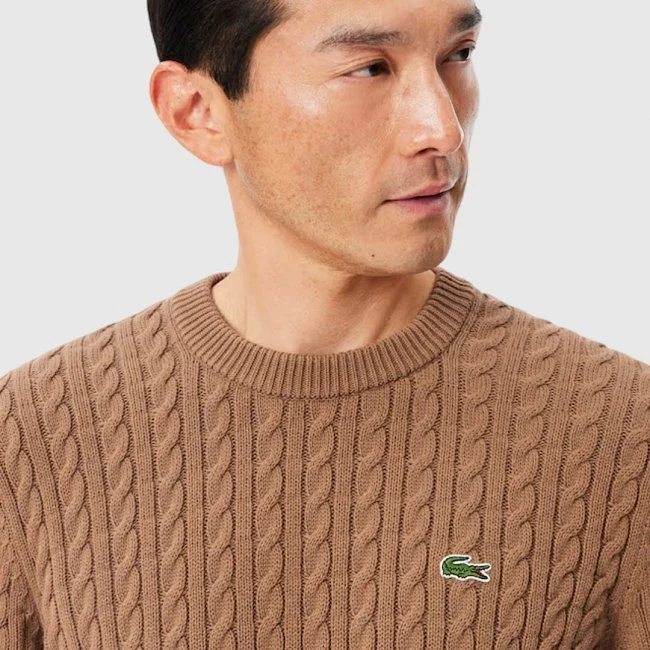 Jersey Lacoste Marrón Hombre