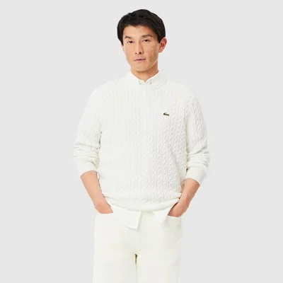 Jersey Lacoste Blanco Hombre