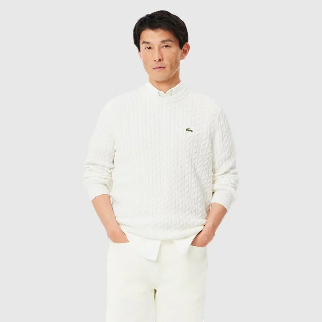 Jersey Lacoste Blanco Hombre