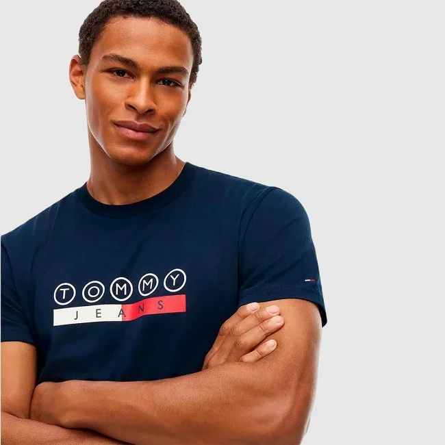 Camiseta Tommy Hilfiger Azul Hombre