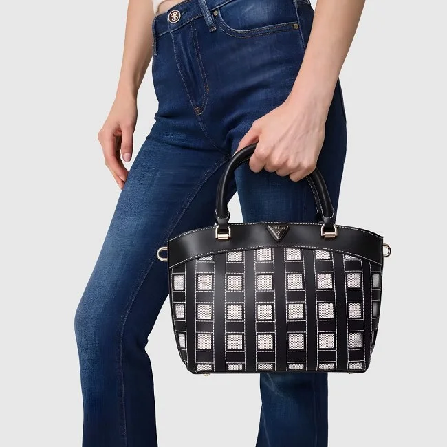 Bolso Guess Negro y Blanco Mujer