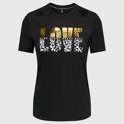 Camiseta ONLY Negra Mujer