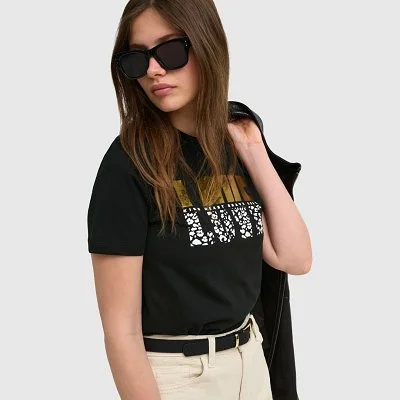 Camiseta ONLY Negra Mujer 2