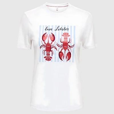 Camiseta ONLY Blanca Mujer