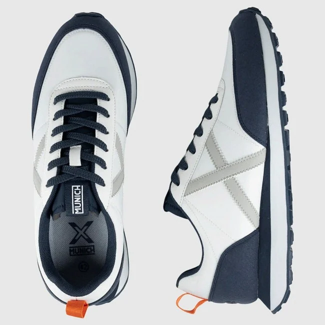 Zapatillas Munich Blancas y Azules...