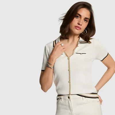 Jersey Morgan Blanco Mujer