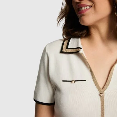 Jersey Morgan Blanco Mujer 2