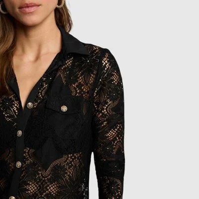 Camisa Morgan Negra Mujer 2