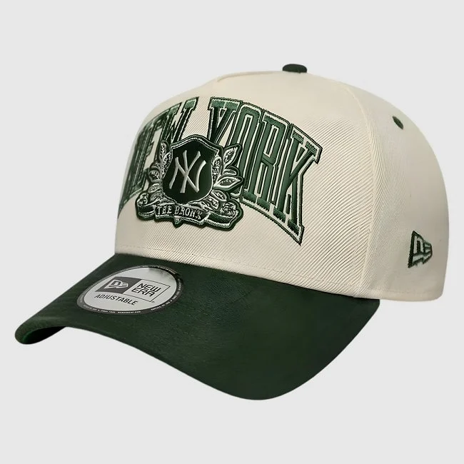 Gorra New Era Beige y Verde Hombre