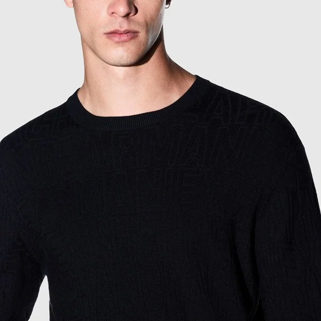 Sudadera Armani Exchange Azul Hombre