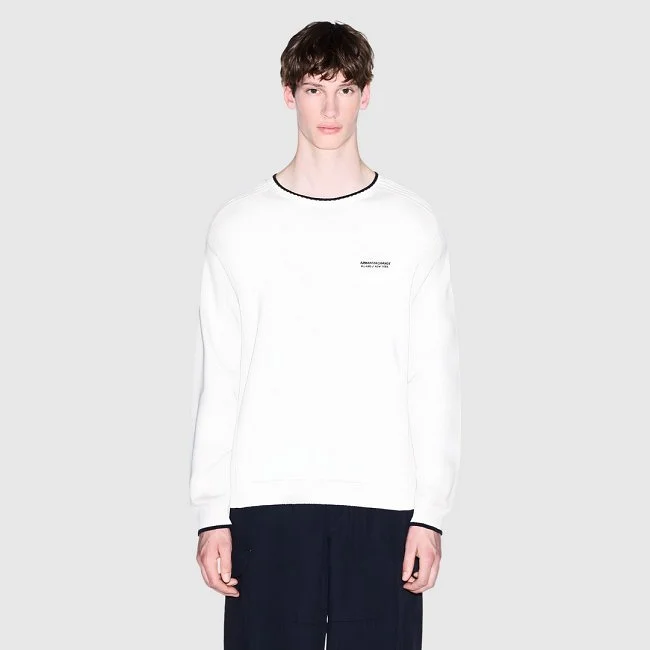 Sudadera Armani Exchange Marfil Hombre