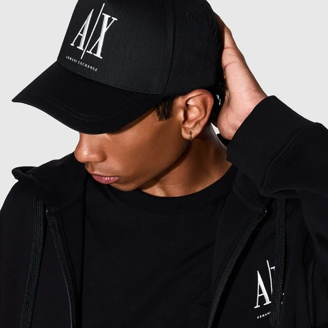 Gorra Armani Exchange Negra Hombre
