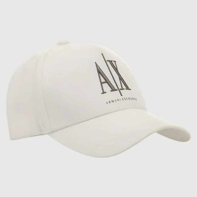 Gorra Armani Exchange Blanca Hombre