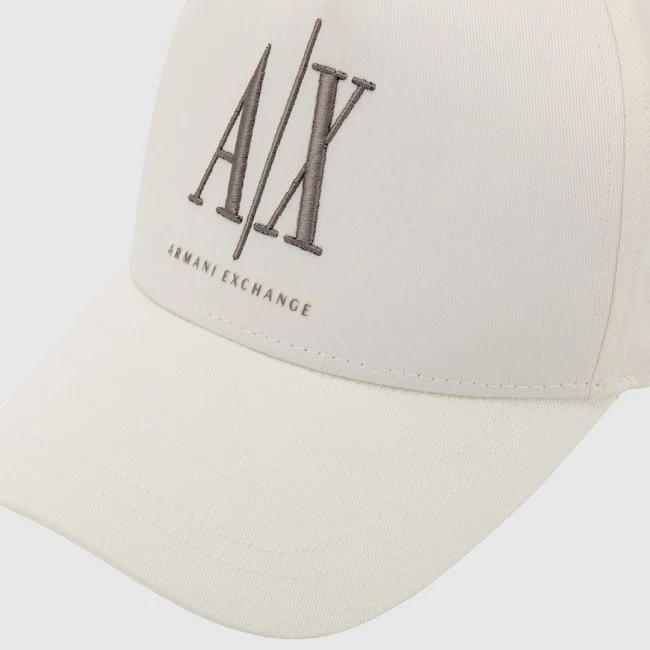 Gorra Armani Exchange Blanca Hombre