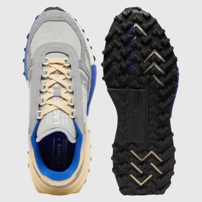 Zapatillas Lacoste Grises y Azules...