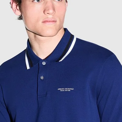 Polo Armani Exchange Azul... 2