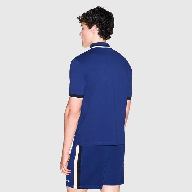 Polo Armani Exchange Azul Hombre