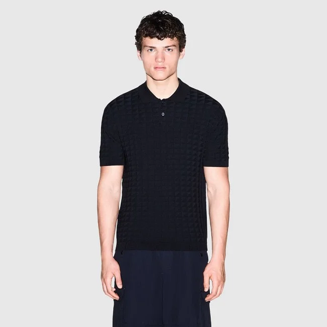 Polo Armani Exchange Azul Marino Hombre