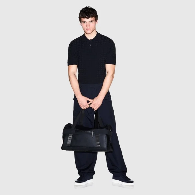 Polo Armani Exchange Azul Marino Hombre