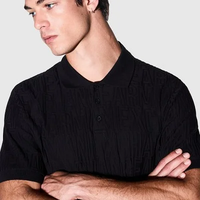Polo Armani Exchange Negro... 2