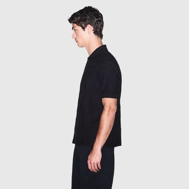 Polo Armani Exchange Negro Hombre