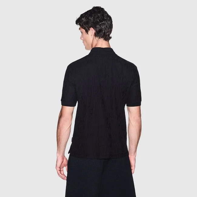 Polo Armani Exchange Negro Hombre