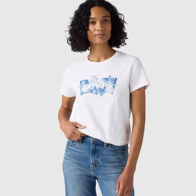 Camiseta Levi's Blanca Mujer