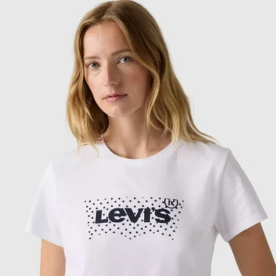 Camiseta Levi's Blanca Mujer 2