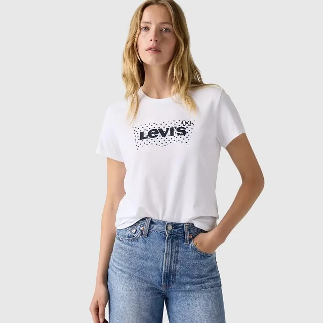 Camiseta Levi's Blanca Mujer