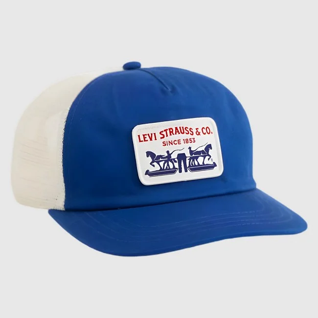 Gorra Levi's Azul y Beige Hombre