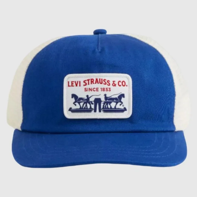 Gorra Levi's Azul y Beige Hombre