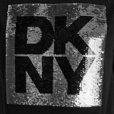 Camiseta DKNY Negra Mujer 2