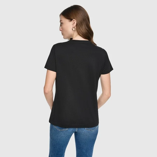 Camiseta DKNY Negra Mujer