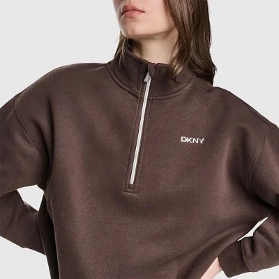 Sudadera DKNY Marrón Mujer 2