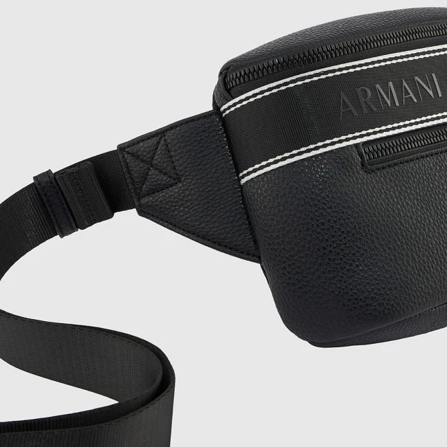 Bandolera Armani Exchange Negra Hombre