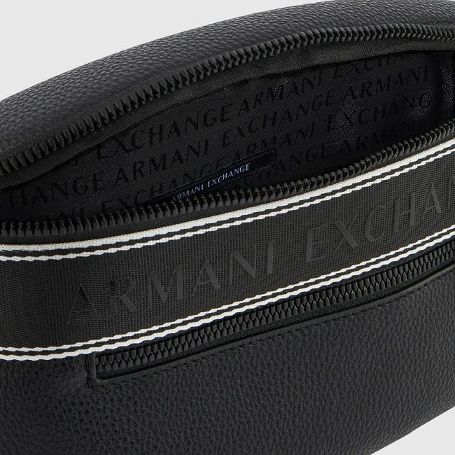 Bandolera Armani Exchange Negra Hombre