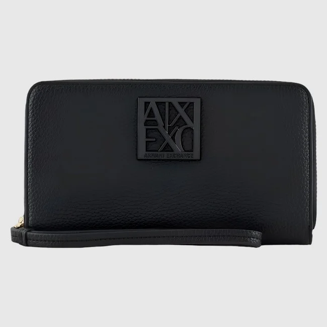 Cartera Armani Exchange Negra Mujer