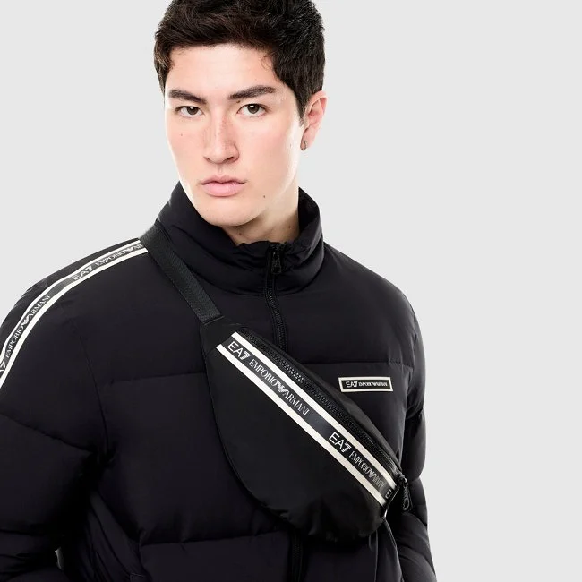 Riñonera Armani Negra Hombre