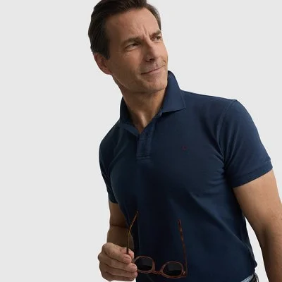 Polo Silbon Azul Marino Hombre 2