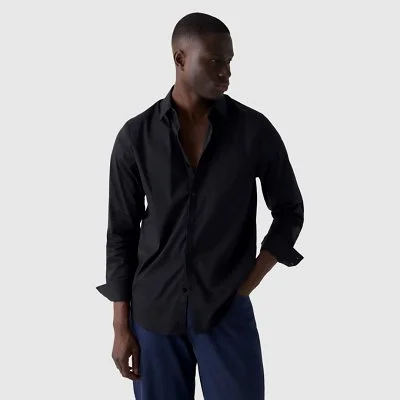Camisa Guess Negra Hombre