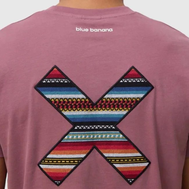 Camiseta Blue Banana Rosa Hombre