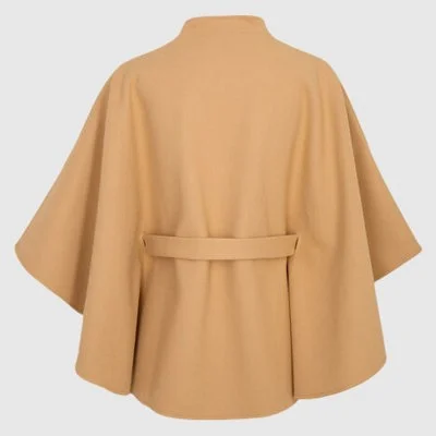 Poncho Morgan Beige Mujer 2