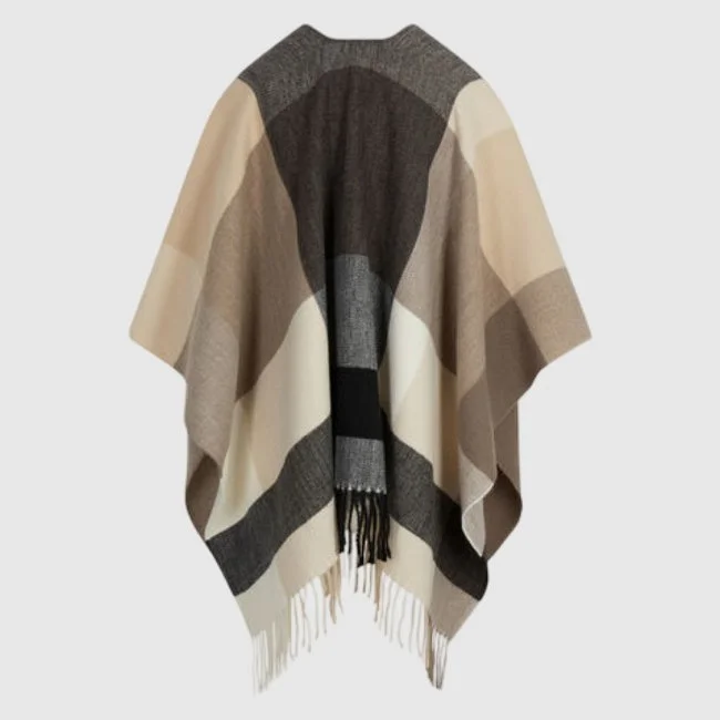 Poncho Morgan Multicolor Mujer