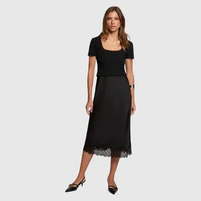 Falda Morgan Negra Mujer 2