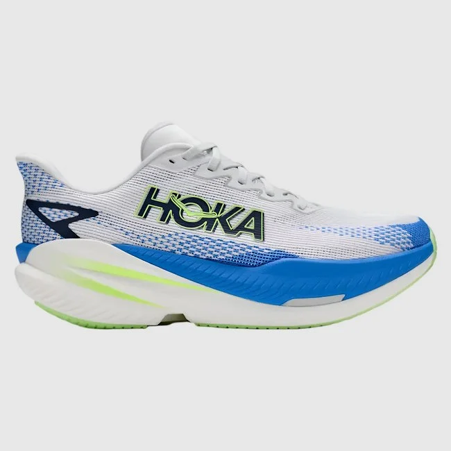 Zapatillas Hoka Blancas y Azules Hombre