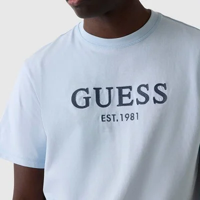 Camiseta Guess Azul Hombre 2
