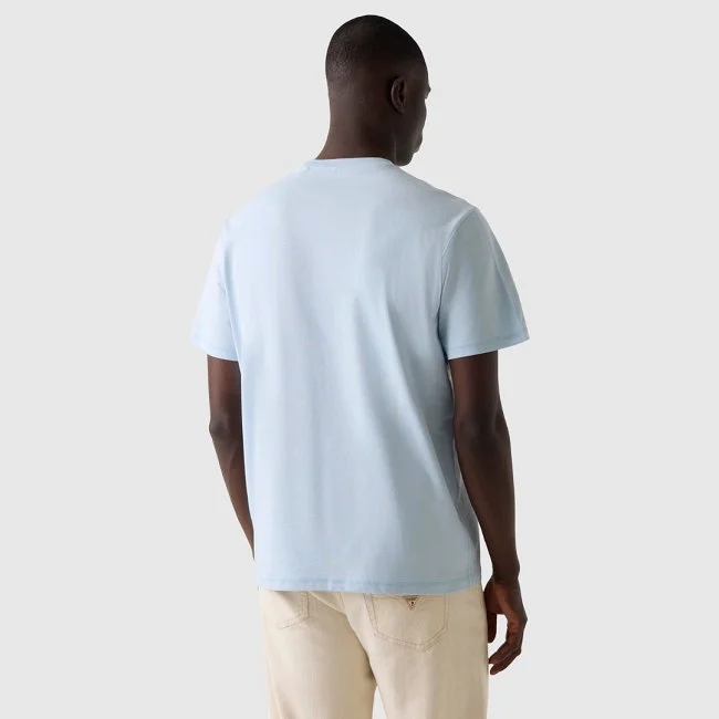 Camiseta Guess Azul Hombre