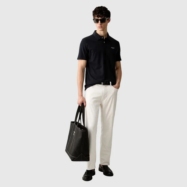 Polo Guess Azul Hombre