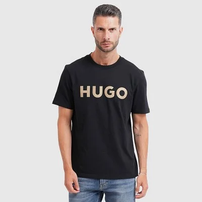 Camiseta Hugo Negra Hombre