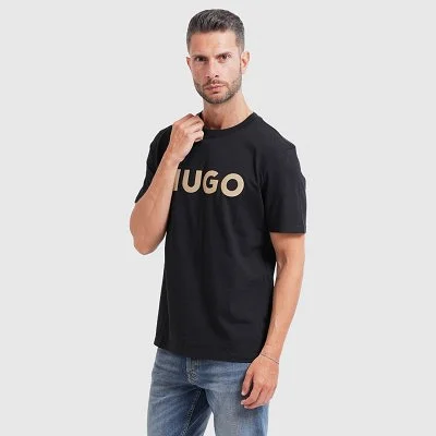 Camiseta Hugo Negra Hombre 2